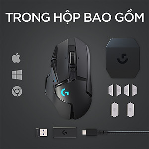 Chuột game không dây Lightspeed Logitech G502 - Hàng chính hãng