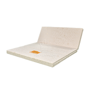 Nệm Bông Ép Vạn Thành Vải Gấm gấp 3 -Dễ di chuyển.