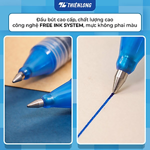 Combo 5/10/20 Bút lông bi - Rollerball Pen Thiên Long RB-007 - Công nghệ Free Ink System
