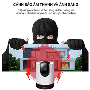 Camera trong nhà TP-Link Tapo C225 - Quay quét 360 độ, Phát hiện người, vật và xe cộ, Đàm thoại 2 chiều - Hàng chính hãng