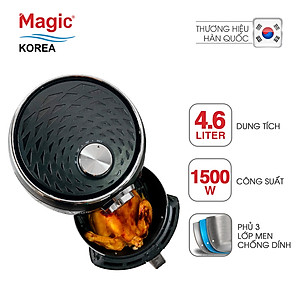 Nồi Chiên Không Dầu Magic A-802 (4.6 Lít) Đỏ- Hàng Chính Hãng