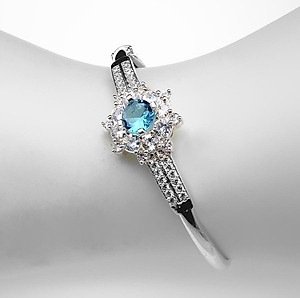 lắc tay kiềng bạc nữ ltu313 BẠC HIỂU MINH