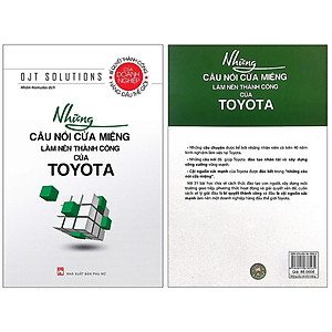 Sách Những Câu Nói Cửa Miệng…. Toyota