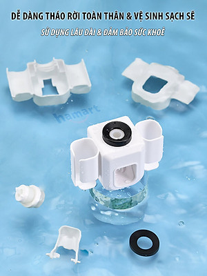 Giá Để Bàn Chải Điện Nặn Kem Đánh Răng Dán Tường Phòng Tắm Treo Đa Năng Siêu Dính Hamart