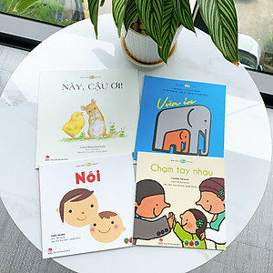 Truyện Ehon bé 1-2-3 tuổi - Bộ 4 cuốn Em bé biết yêu thương
