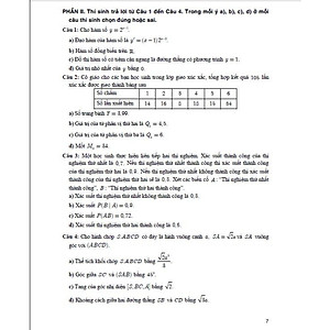 Sách - Bộ đề ôn tập thi tốt nghiệp THPT môn toán (thích hợp dùng cho các kì thi đánh giá năng lực) - HA