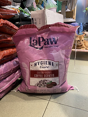 TÚI 20L - CÁT VỆ SINH - ĐẤT SÉT MIX THAN HOẠT TÍNH THƯƠNG HIỆU LAPAW CHO MÈO - BAO BÌ MỚI