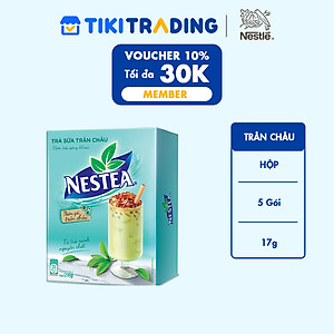 Trà sữa NESTEA trân châu hộp 5 gói x 17 g