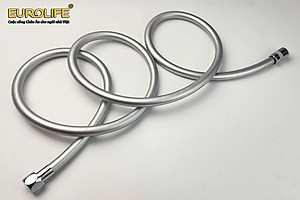 Dây sen chịu áp lực cao, nhựa PVC, ti đồng chống xoắn, dài 150cm, 200cm Eurolife