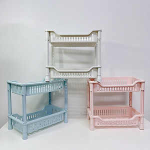 Kệ Chữ Nhật To 2T 3T 5539, Kệ đựng đồ đa năng phòng bếp, phòng khách, Giá đựng đồ trang trí decor tiện lợi