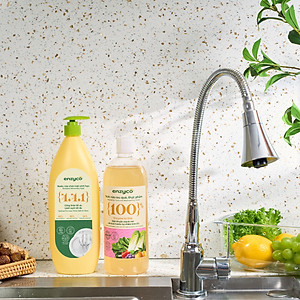 Combo Nước Ngâm Rau 1L Và Nước Rửa Bát Sinh Học 850ml