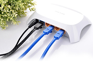Dây mạng bấm sẵn 2 đầu Cat6 UTP Patch Cords dài 15M UGREEN NW102 11207 - Hàng chính hãng
