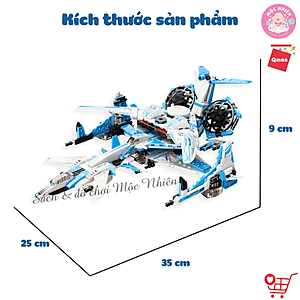 Đồ Chơi Lắp Ráp Xếp Hình Qman 41106 - Biệt Đội Tiên Phong - Máy Bay Chiến Đấu Thiên Hà