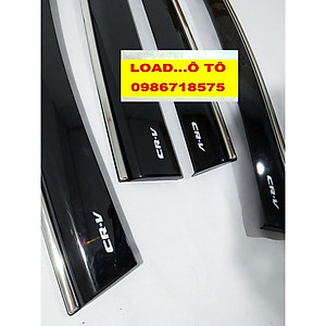 Vè Che Mưa Xe Honda CRV 2023-2018 Chỉ Inox Cao Cấp, Có Chữ CRV