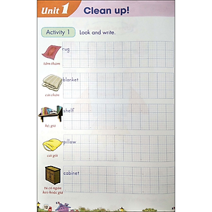 Sách Luyện Viết Và Học Từ Vựng Tiếng Anh Lớp 3