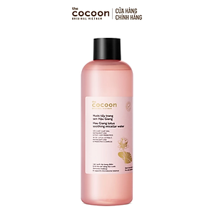 Nước Tẩy Trang Sen Hậu Giang Sạch Bụi Siêu Mịn PM1.0, Có Prebiotics Dịu Êm Cho Da Rất Nhạy Cảm Cocoon 500ml