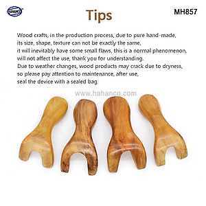 Dụng Cụ Mát xa Gỗ Bách Xanh (MH857) Cổ, vai, mắt, mũi, mặt, kiểu thái - Có mùi thơm dịu - Chăm sóc sức khỏe