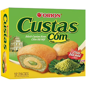 Bánh Custas Kem Cốm Hà Nội 12P (276g)