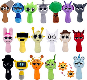 Gấu bông SPRUNKI incredibox 25cm ship HOẢ TỐC HCM đồ chơi thú nhồi bông sprunki wenda oren horror đang HOT đẹp