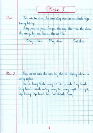 Sách Vở Ô Li Bài Tập Thực Hành Tiếng Việt 5 (Quyển 1)