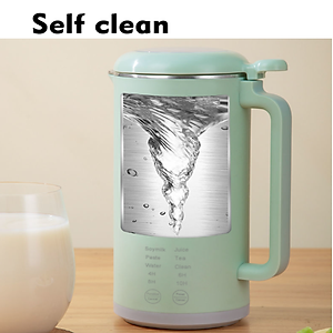Máy làm sữa hạt mini đa năng Elecplus EP-S500A 6 Chức năng: Nấu sữa hạt, Xay sinh tố, Nấu cháo, Pha trà, Đun nước sôi, Vệ sinh máy - HÀNG NHẬP KHẨU
