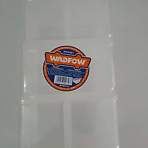 BỘ 3 HỘP NHỰA TRONG SUỐT CHIA NGĂN ĐỰNG LINH KIỆN 150X105X80MM WTB8333 WADFOW - HÀNG CHÍNH HÃNG