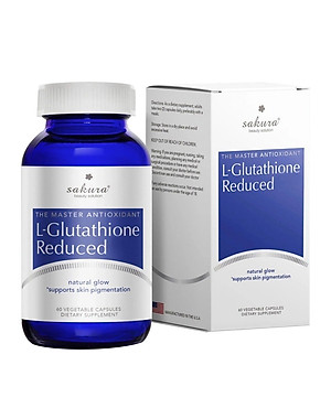 Viên uống trắng da Sakura L-Glutathione Reduced (60 viên)