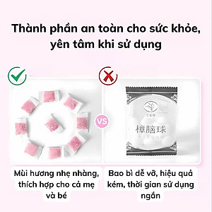 Set 3 Gói 3 Màu Thơm Hút Ẩm Long Não, Chống Ẩm Mốc, Đuổi Côn Trùng Tủ Quần Áo, Tủ Giày (Bịch 48 Túi) - HÀNG CHÍNH HÃNG MINIIN