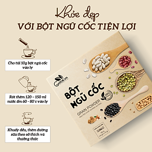 Bột ngũ cốc dinh dưỡng Goce - 180g (18 gói x 10g)