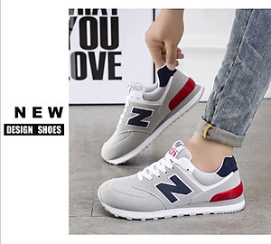 Giày thể thao nam, giày chạy bộ đế êm nhẹ, thoáng khí đế cao su đúc, chống trơn trượt hạn chế mòn  – GNA2024