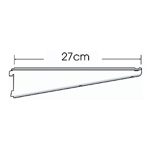 Bộ 4 Tay Đỡ Kệ Ray Tường Con Thuyền SMLIFE Railshelf L27 - Phụ Kiện Thành Phần Để Lắp Hệ Kệ Ray Tường Railshelf