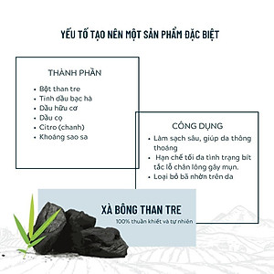 Xà bông thiên nhiên than tre DEGO PHARMA 100G - Sáng Da Mờ Thâm