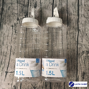 Combo 3 Bình Đựng Nước Lock&Lock HAP812 1,5L (Trắng) - Hàng Chính Hãng