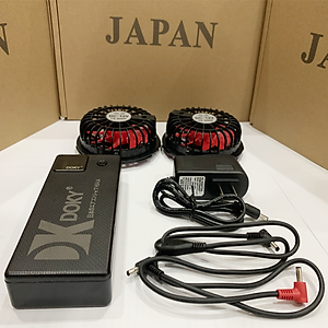 [GIÁ TỐT] Bộ Phụ Kiện Áo Điều Hòa ZASKY Nhật Bản, Bộ Phụ Kiện Áo Điều Hòa Quạt Gió, Bộ PIN Quạt Sạc Dây Cáp, PIN 50.000mAh-18V Bảo Hành 12 Tháng