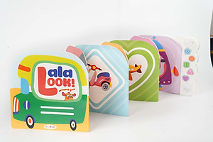 Sách âm thanh Lalalook đồ chơi kích thích thị giác não bộ phát triển cho bé sơ sinh Lalala baby