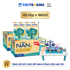 Bộ 2 Thùng 24 hộp Sữa pha sẵn Nestlé NANGROW sữa mát công thức từ Thụy Sĩ 6(4 x 180ml) - (Bé từ 1 tuổi)