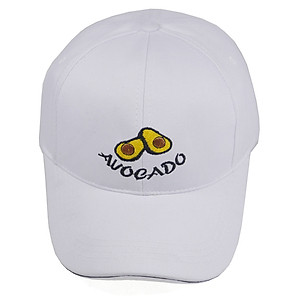 Nón kết nữ thêu hình trái bơ AUOCADO độc đáo, khóa gài cứng cáp - Hạnh Dương