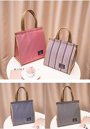 Túi Đựng Hộp Cơm Giữ Nhiệt Size Lớn, Kiểu Dáng Thời Trang Hiện Đại Ver.5 - Hàng Chính Hãng Besti