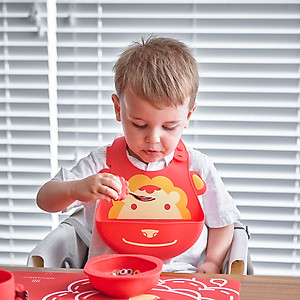 Bộ thìa nĩa tập ăn cho bé Palm Grasp Marcus & Marcus, từ 18 tháng