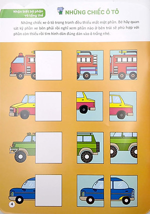 Sách Bóc Dán Hình Thông Minh Phát Triển Khả Năng Tư Duy Toán Học - 168 Sticker (Quyển 6)