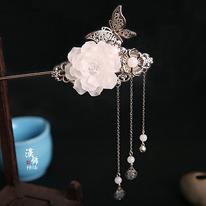 Trâm cài tóc tua rua dài phong cách trang điểm cổ trang cho bạn nữ