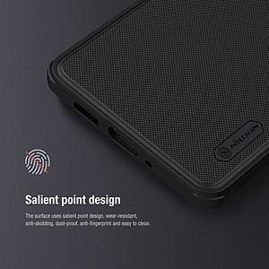 Ốp lưng sần chống sốc cho iPhone 14 Pro / 14 Pro Max mặt lưng nhám hiệu Nillkin Super Frosted Shield Pro cho khả năng chống sốc cực tốt, chất liệu cao cấp, mặt lưng nhám sang trọng - Hàng nhập khẩu
