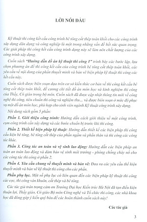 Hướng Dẫn Đồ Án Kỹ Thuật Thi Công 1 (Tái bản - XD)