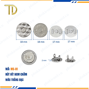Nút hít nam châm túi xách, Nút nam châm túi xách, Nút nam châm gắn túi mạ điện độ bền 5-8 năm