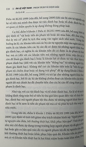 Án lệ Việt Nam – Phân tích và luận giải (Tập 2: từ án lệ 44 đến án lệ 70) – tái bản lần thứ nhất