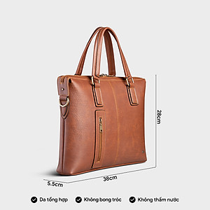 Cặp Công Sở Lata ( Thời trang nam basic - Cặp da CA42 )