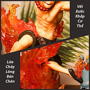 Mô Hình ACE Bản Siêu Cấp 18CM Mô hình One Piece Cao Cấp, Figure Mô Hình Anmie One Piece Luffy Vua Hải Tặc