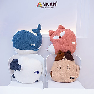 Chăn Gối Văn Phòng Cao Cấp ANKAN (15 LỰA CHỌN), Gấu Mềm Mịn, Thời Trang, Thiết Kế Hiện Đại, Xinh Xắn