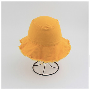 Mũ tai bèo viền rách đơn giản mà phong cách dành cho cặp đôi thời trang mùa hè/ Nón bucket viền rách tua rua vải kaki jeans vành rộng - Smice House