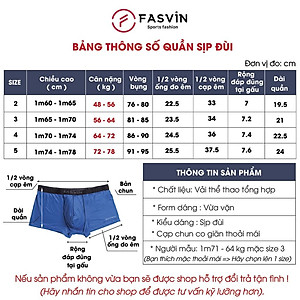 Quần lót nam FASVIN chất thun lạnh mềm mát co giãn LSD2019.HN